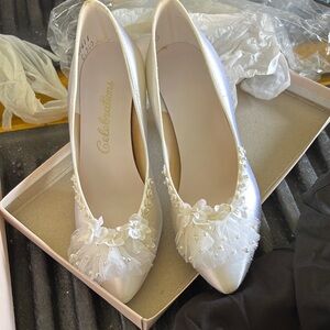 White Elegant Heels for Special Occasions